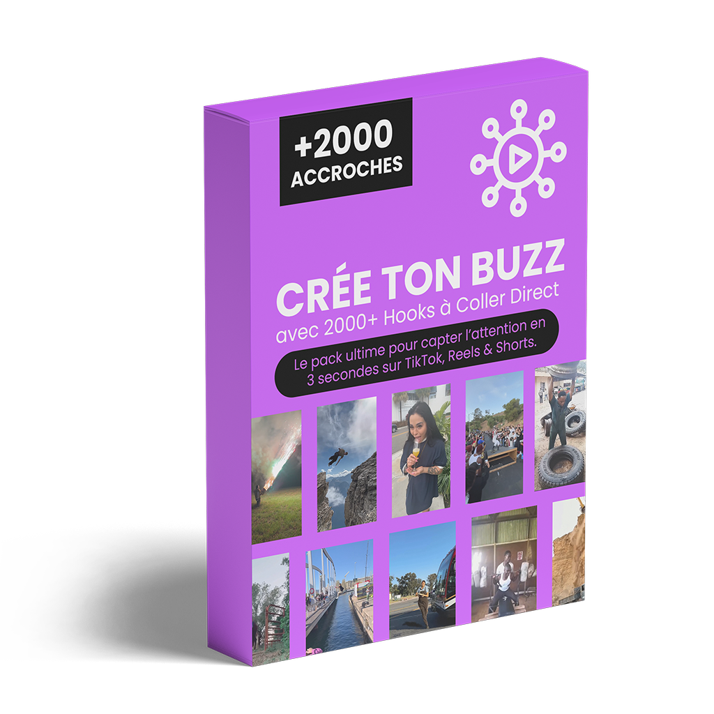 Crée Ton Buzz avec 2000+ Accroches à Coller Direct